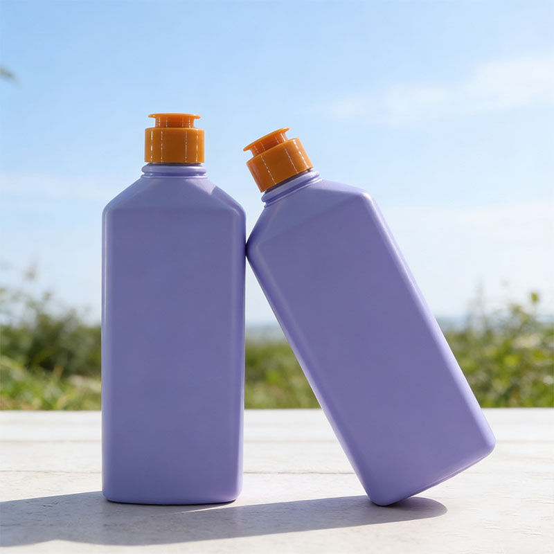 Venta al por mayor de fantásticas botellas de plástico de 500 ml con tapa